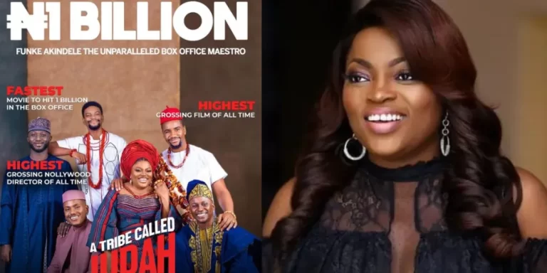 “Thank you lord” – Funke Akindele celebrates as her movie ‘A Tribe Called Judah’ makes record-breaking N1billion in cinemas