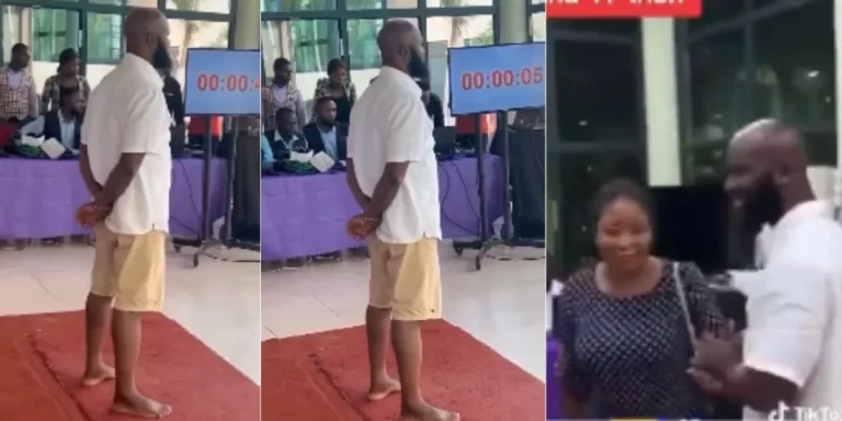 Ghanaian man who attempts 168-hour standing marathon to break Guinness word record quits after 4 hours (Video)