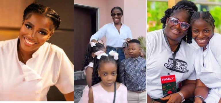 “I’m 22yrs older, now I have 3 kids” – Hilda Baci reflects on age gap as she flaunts her mother’s triplets (Video)