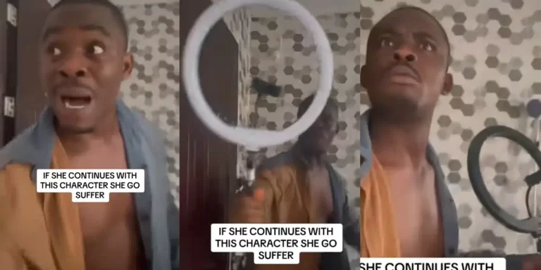Nigerian man upset as wife chooses to create TikTok video over making him breakfast
