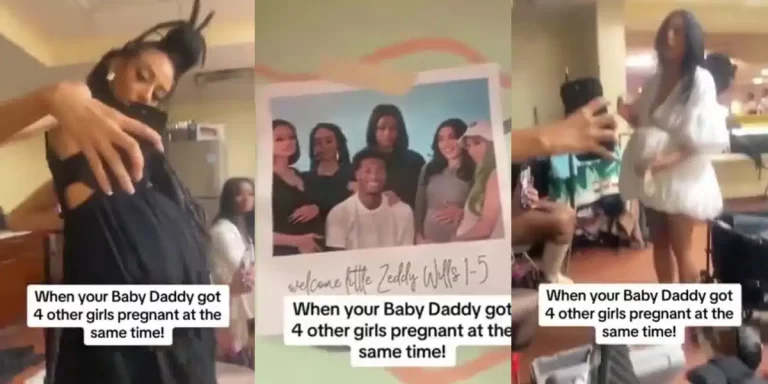 Man breaks the internet as he impregnates 5 women at the same time (Video)