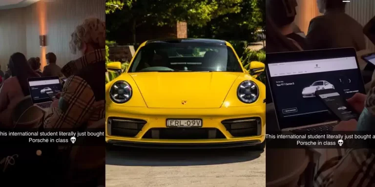 International student buys brand-new Porsche car worth $223k online during class lecture