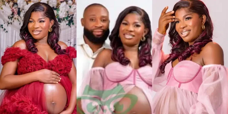 “May God show up for you” – Couple prays for those seeking for fruit of the womb as they welcome baby boy after 9 years of waiting