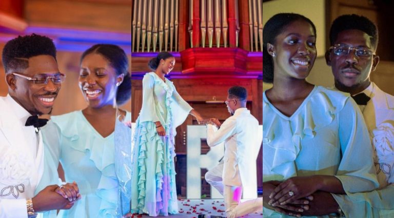 “God gifted me a man after his own heart” – Moses Bliss’ Ghanaian fiancée Marie, reveals