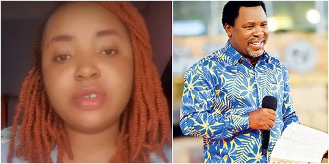 Lady who travelled from Cameroon to worship at TB Joshua’s Church shares her experience (Video)
