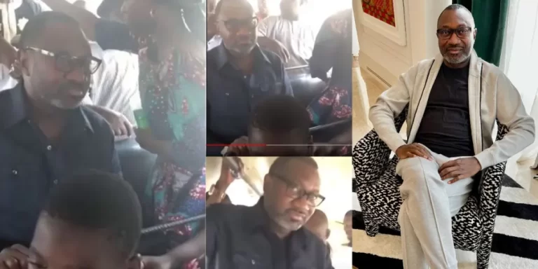 “I always admire his humility” – Video of billionaire Femi Otedola inside a molue bus in Lagos resurfaces online, stirs reaction (Watch)