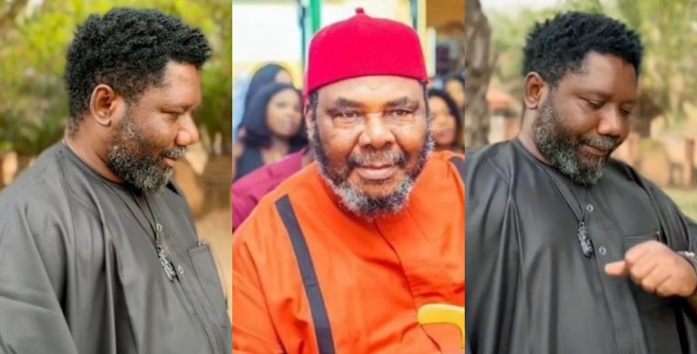 “Everyone says I am Pete Edochie’s son” – Man with striking resemblance to legendary actor (Video)