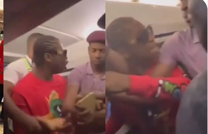 ”I have plenty eye witnesses on my side” – Speed Darlington says as he shares a video of his altercation with a father and son while on a flight (Video)