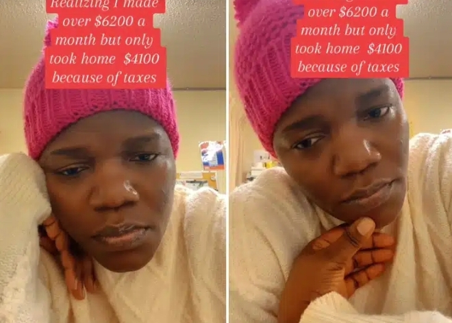 “I earn N4.2m, paid tax of N1.4m monthly” – Canada-based lady cries out over high tax deductions in the country