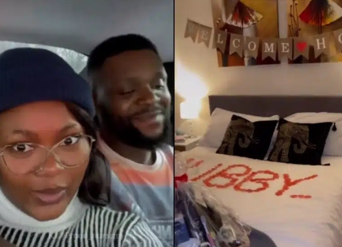 “My husband finally arrived” – Nigerian Nurse overjoyed as husband joins her in UK after 3 years of living apart
