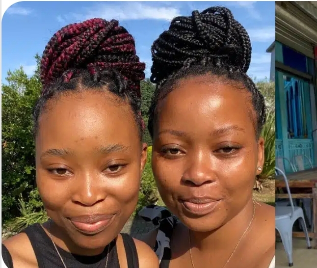“Her face can open my phone” — Lady shares photo of herself and her look-alike niece
