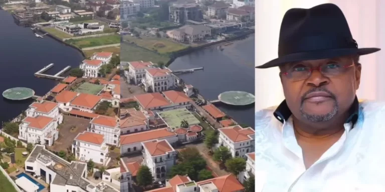 “That’s a whole estate” – Trending video of billionaire Mike Adenuga’s mansion in Banana Island that has got people talking (Watch)