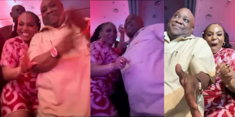 “He’s a sweet father” – Video of Gov Adeleke and his daughter Adenike vibing to Davido’s song stirs reactions (Watch)