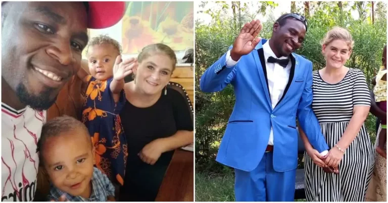 ”God told me he is my husband” – White woman sells all her properties in US to marry a village poor man in Kenya, says God spoke to her (Video)