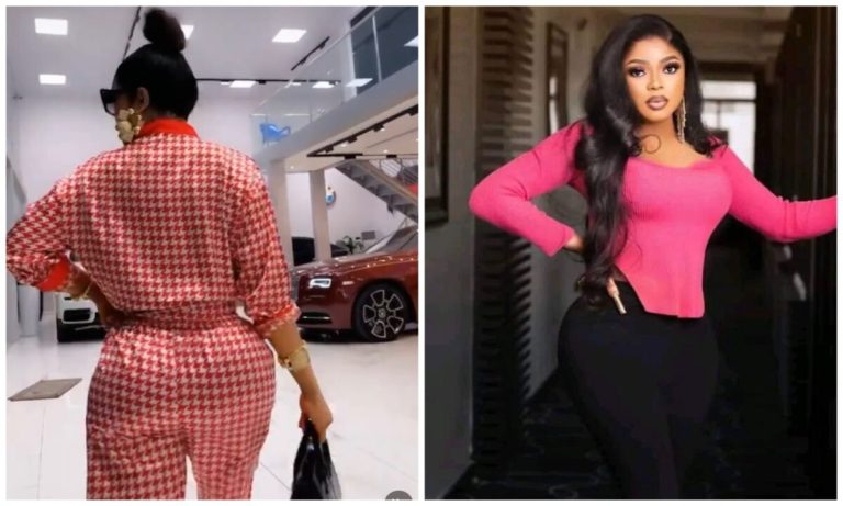 ”This woman is too classy” – Bobrisky flaunts his new body online, fans reacts (video)