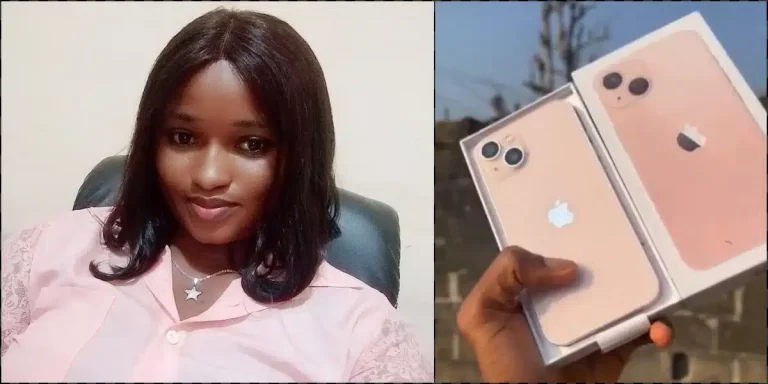 Reactions as mummy Zee gets iPhone 13 gift after receiving three new phones