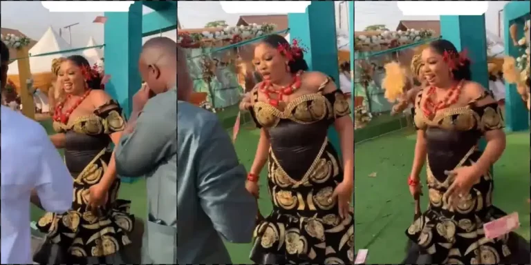 “38yrs, mother of 3 and I finally find my own man” – Single mother of three joyful as she remarries at the age of 38 (Video)