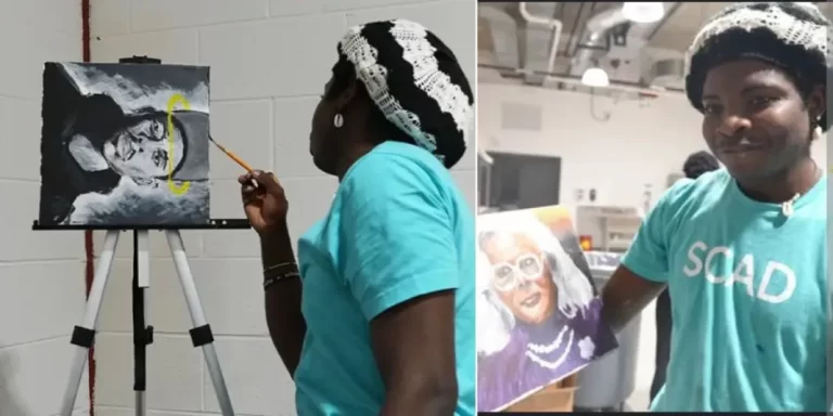 Nigerian art student breaks Guinness world record with 100 hours painting marathon
