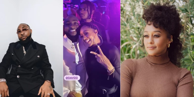 ”Your music has been healing me” – American actress Tia Mwory tells Davido