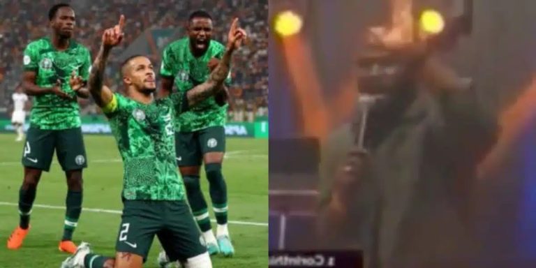 Moment pastor goes on a “glory break” after receiving news of Super Eagles’ win