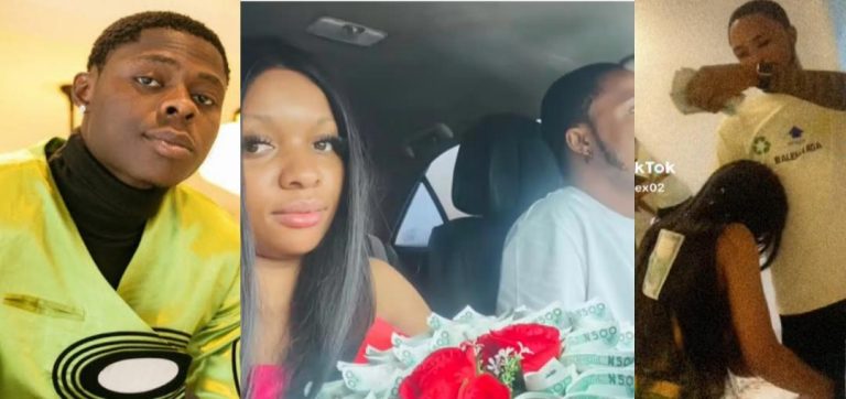 “Best gift Mohbad gave me” – Nigerian lady celebrates Valentine’s Day with boyfriend she met during Mohbad protest