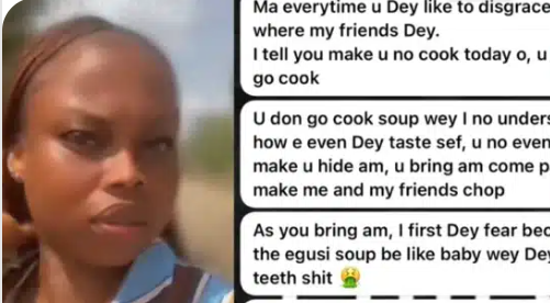 “You for just poison me alone, you con bring am for my friends too ” — Man lambasts girlfriend over poorly cooked egusi