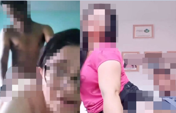 Two government officials married to other people are caught making out naked on camera in steamy on-shift sex sessions