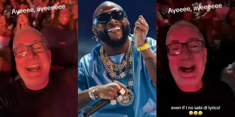 “001 is king of Afrobeat” – International fan breaks the internet, perfectly sings Davido’s song ‘Aye’ at O2 Arena