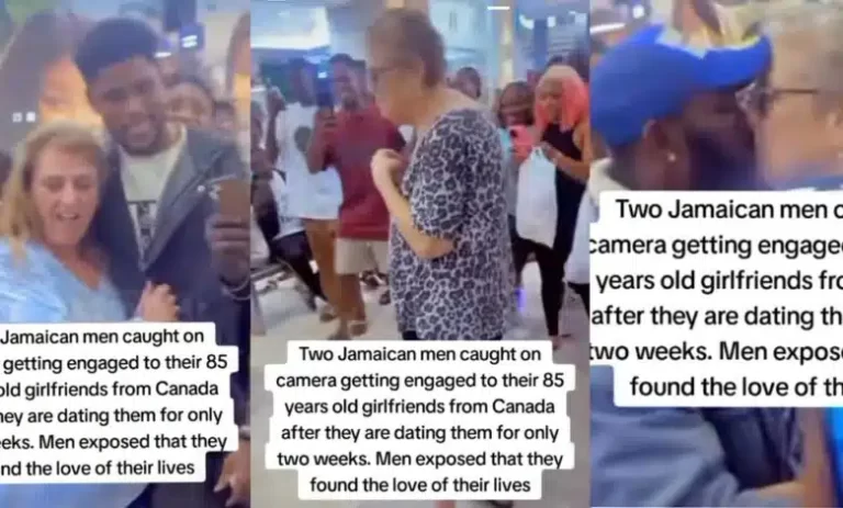 “I don’t believe it’s love” – Drama as Jamaican men propose to 85-year-old Canadian lovers, 2 weeks after dating