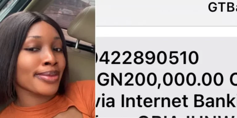 “Do I really need a boyfriend” – Nigerian lady gushes as brother sends her N200k to celebrate Valentine, shares screenshot