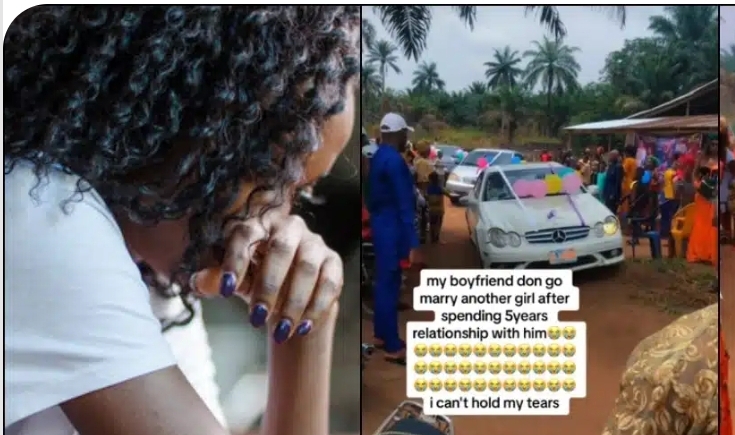 “After 5 years, I can’t hold my tears” – Lady cries out as boyfriend of 5 years marries another lady