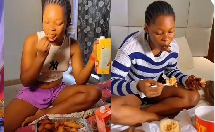 Girl shares delicacies her boyfriend buys for her after mother’s warning that no man will marry her because she can’t cook (Video)
