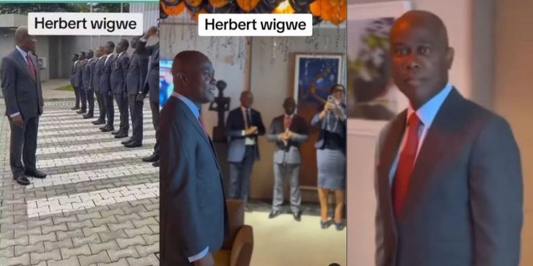 “He saw it coming, see the look in his eyes” – Video of Late Access Bank CEO Herbert Wigwe’s last birthday gets Nigerians talking (Watch)