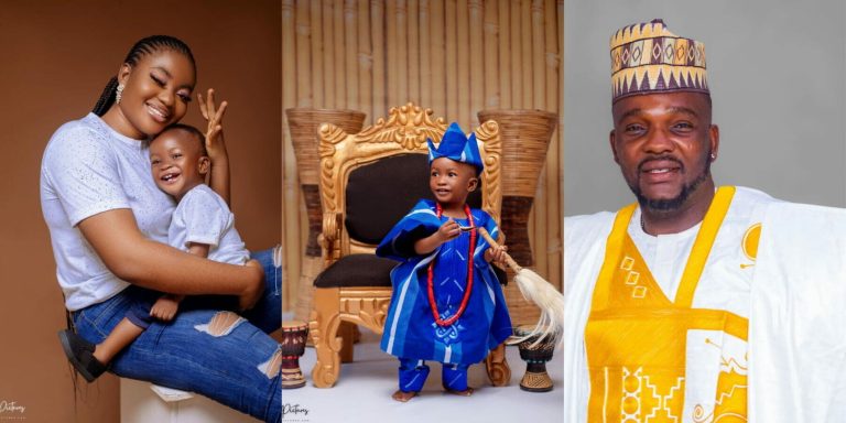 “I see why they ran away with your first child” – Grace Jimoh spills as Yomi Fabiyi calls their son a mistake