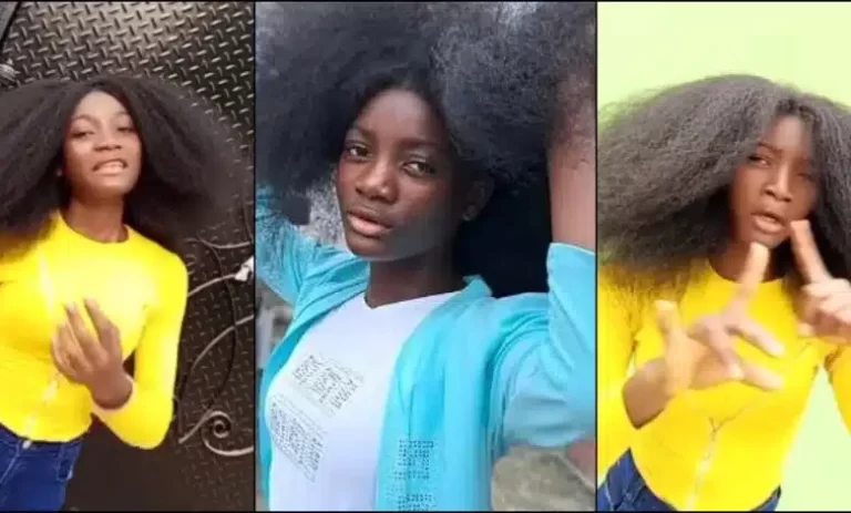 “What do you use?” – Lady flaunts her natural hair online, netizens beg for her routine