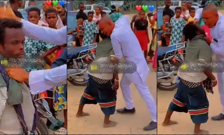 Mentally challenged man refuses to be healed by pastor (Watch)