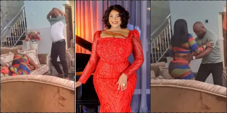 “Look at what Upcoming Mummy G.O is doing” – Judy Austin dragged over cozy movie scene
