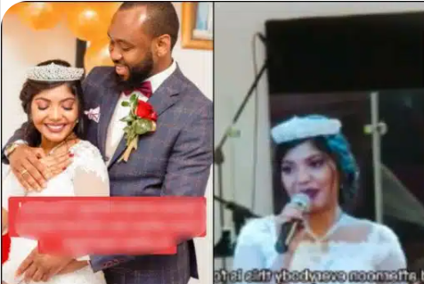 “She really tried” – Moment Indian bride gives wedding speech to husband in Igbo