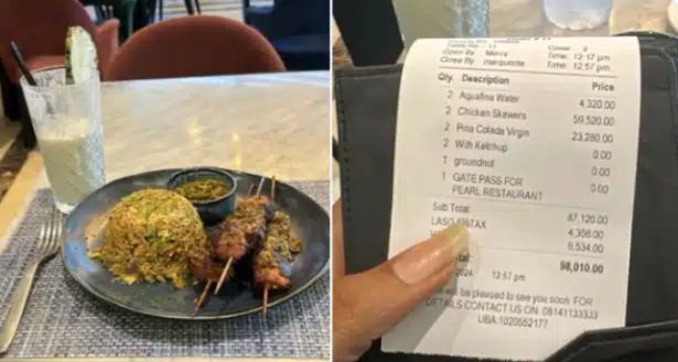 “You ate a bag of rice in one sitting” – Reactions as man reveals he was billed N98,000 for a plate of rice