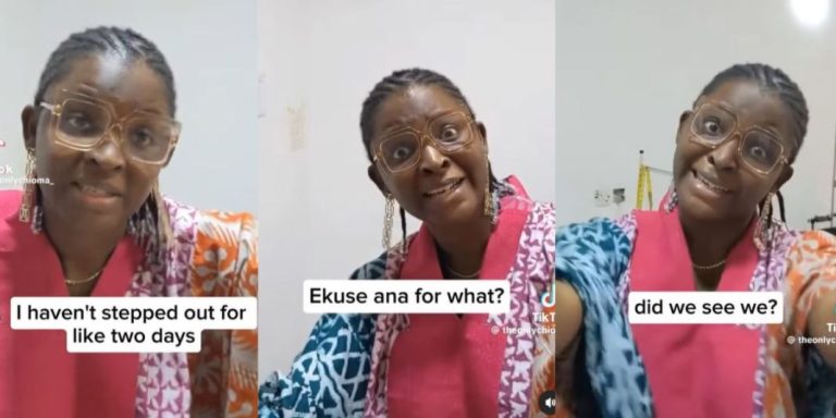 “They greet too much..Eku” – An Igbo lady cries out over the rate at which Yoruba people greet her in her area, video trends (Watch)