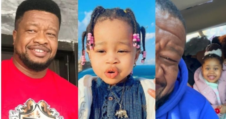 “A gift God gave me after 10 years of my marriage, patience is golden” – Browny Igboegwu says as he reunites with daughter after 4 years apart