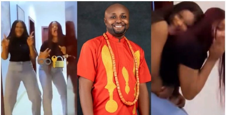 “He will cry after watching this” – Isreal DMW’s estranged wife, Sheila Courage and friend pepper him with new video