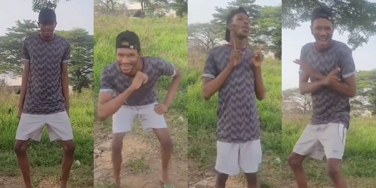 “Wetin be this” – Daniel Regha sparks reaction as he joins Tshwala Bam dance challenge