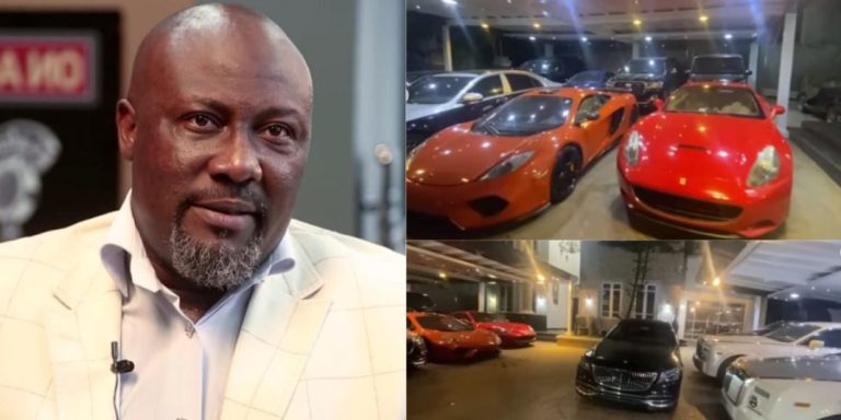 “You can’t take away what God has given” – Dino Melaye fires back at those attacking him over his automated car port and luxury cars