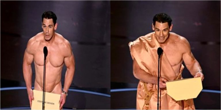 Popular wrestler, John Cena goes naked on stage to present ‘Best Costume Award’ at 2024 Oscars