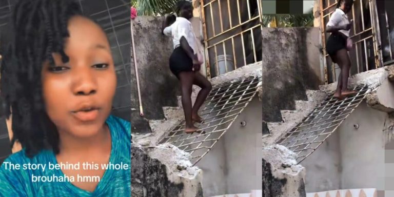 Reaction as landlord destroys staircase leading to tenant’s room over rent issues