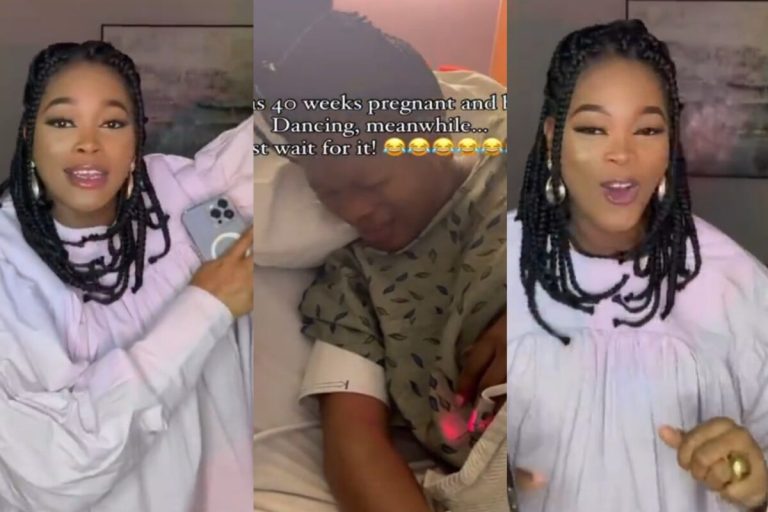 “I was 40 weeks pregnant and busy dancing meanwhile” – Kiekie reminisces on her labor room experience (Video)