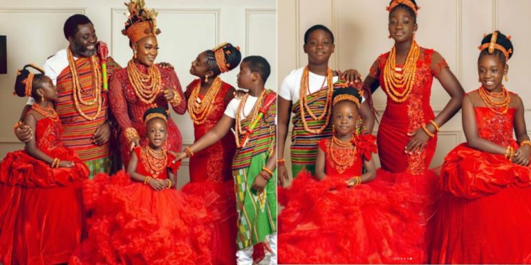 “All that matter is family” – Mercy Johnson gushes over family as she shares stunning pictures (Photos)