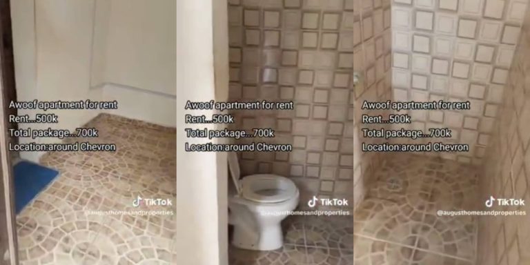 “Must you stay on the Island” – Reactions trail video of N700k ‘luxurious’ one-room apartment in Lagos