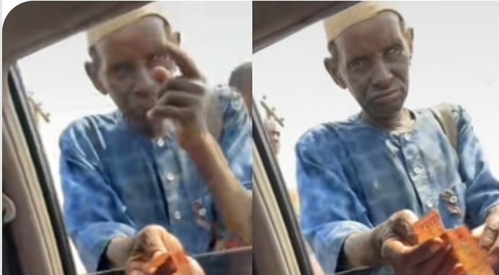 “I have not experienced this before” – Lady shares ordeal with elderly beggar